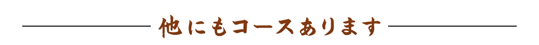 他にもコースあります